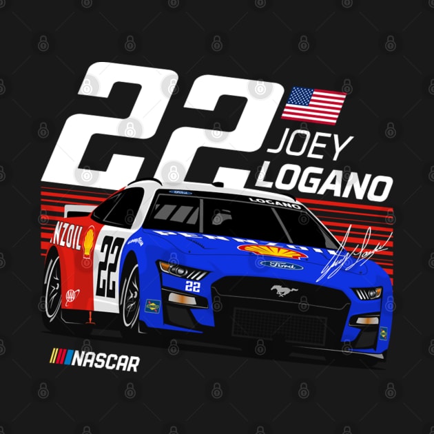 Joey Logano #22 Throwback by stevenmsparks