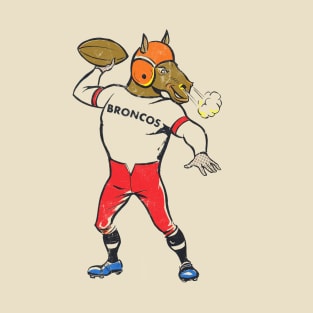 Denver Broncos - 60s Retro Mascot T-Shirt