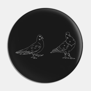 Sassy Pigeons for Dark Souls Pin