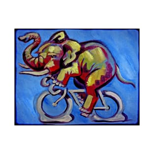 Elephant on a bicycle T-Shirt