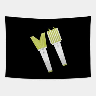 NCT WayV bong fan kpop korea lightstick sticker shirt Tapestry