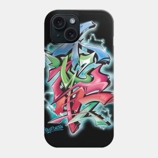 Japanese KANJI Graffiti Futaiten (mix col) Phone Case