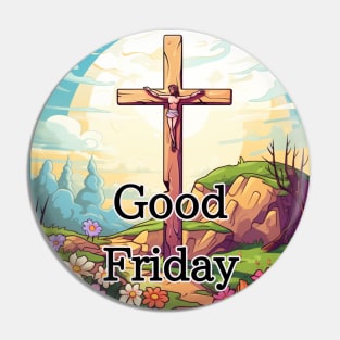 Good Friday RIP Jesus Pin