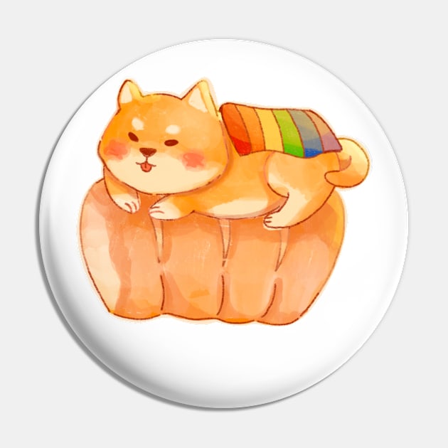 Shiba Pride Pin by Smoldewdles