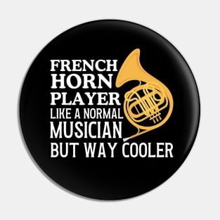 French Horn Player Pin