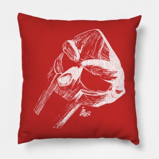 MF Doom Mask White Pillow