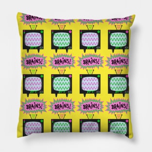 Zombie TV Multi Pattern Pillow