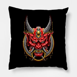 Red Oni Pillow