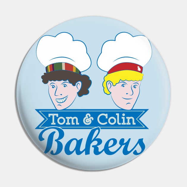 Tom & Colin Bakers Pin by MrPandaDesigns