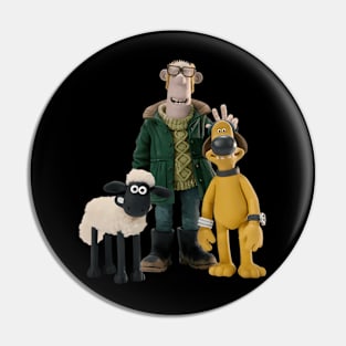 Vintage Sheep TV Series Cartoon The Shaun Pin