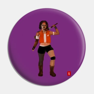 Elena, The Zombie Slasher Pin