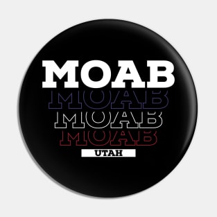 MOAB Utah USA Vintage Pin