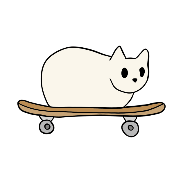 cat skating by saraholiveira06