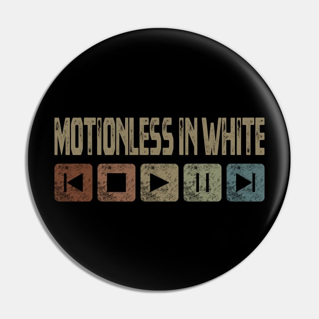 Motionless In White Control Button Pin by besomethingelse