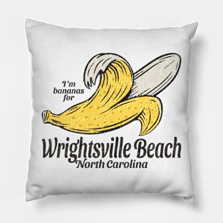 Wrightsville Beach, NC Summertime Vacationing Going Bananas Pillow