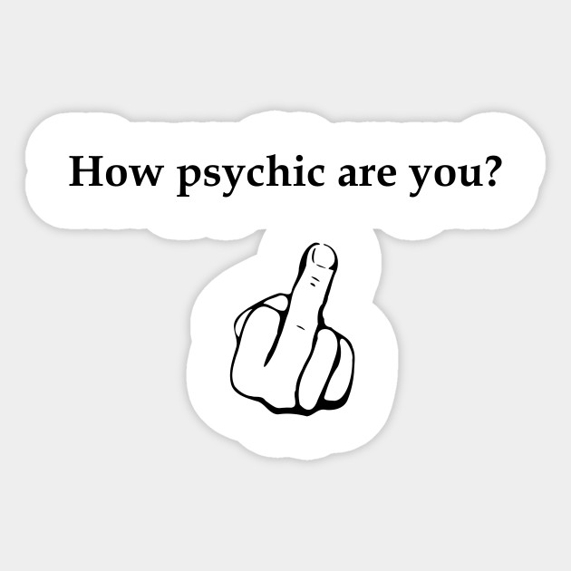 Psychic Abilities Test Monster Sticker Teepublic Au
