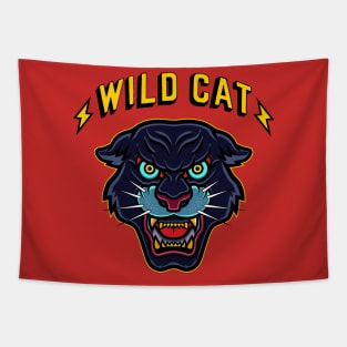 Wild cat Tapestry