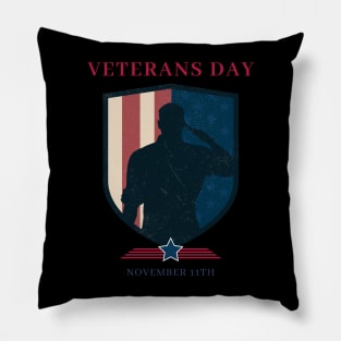 Grateful hearts salute our heroes on Veterans Day! Pillow