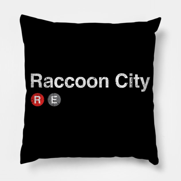 Raccoon City Pillow by huckblade