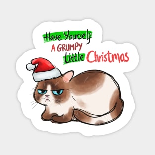 Grumpy Litte Christmas Magnet