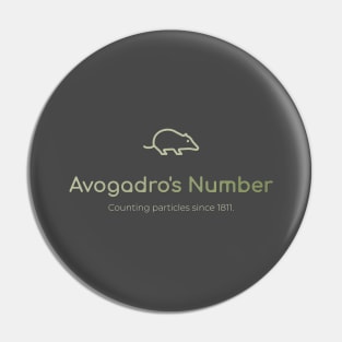 Avogadro's Number Pin