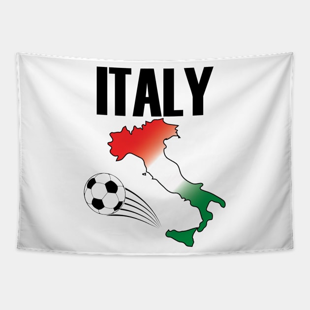 Italia Calcio Italy Soccer Tapestry by TheInkElephant