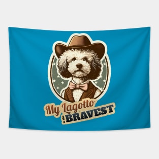 Lagotto Cowboy Tapestry