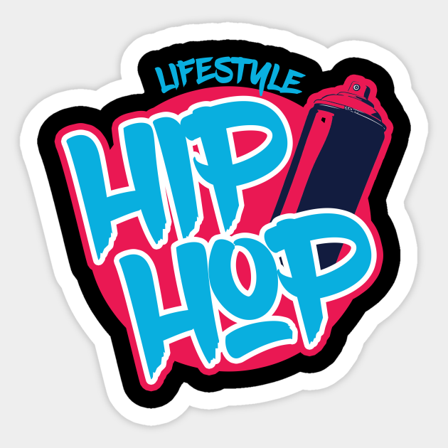 Toevlucht triatlon smokkel Hip-hop lifestyle rap rapper old school hip hop - Hip Hop - Sticker |  TeePublic