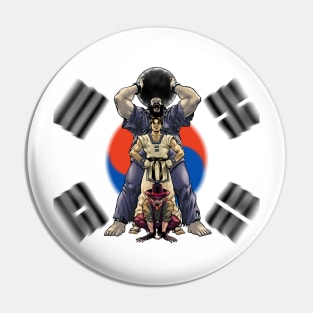 KoF Korea Team Pin