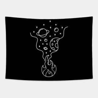 Space Fire 2 Tapestry