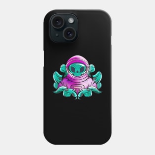 Astronaut alien Phone Case