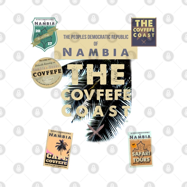 Nambia Coast Fronds and Badges - Nambian charcoal by Dpe1974