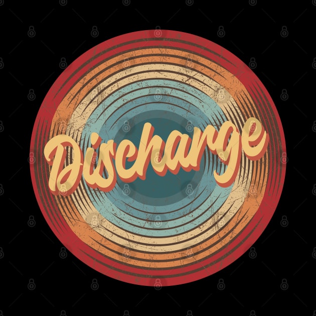 Discharge Vintage Circle by musiconspiracy