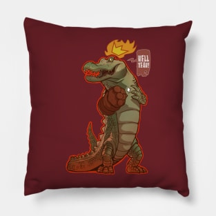 Crocodile from hell Pillow