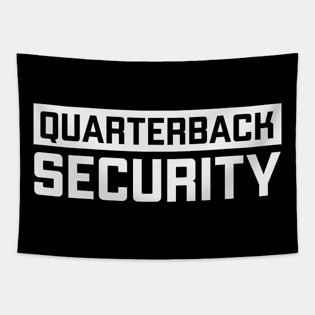 Football Offensive Line Lineman Quarterback Protection Tapestry by TEEFOREVER0112