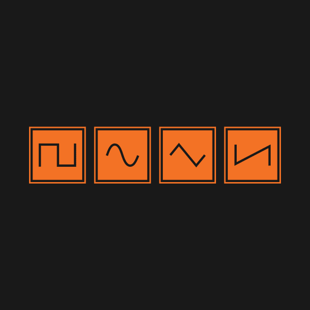 Synthesizer Waveforms Orange by Atomic Malibu