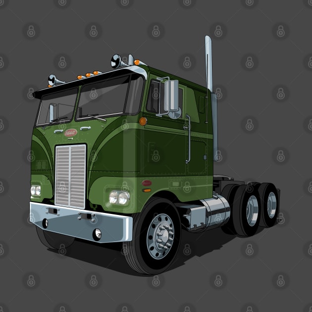 Peterbilt 352 Cabover Truck by candcretro