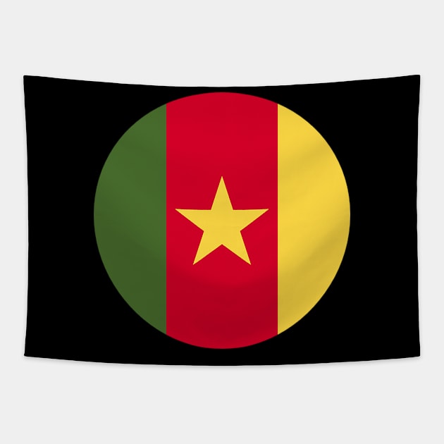 FLAG OF CAMEROON .BLACK Tapestry by Just Simple and Awesome