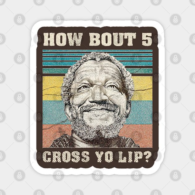 VINTAGE CROSS YO LIP Magnet by CamStyles77