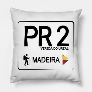 Madeira Island PR2 VEREDA DO URZAL logo Pillow