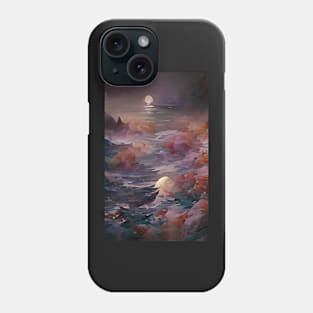 Moonlit Waves Ocean Dream Art Phone Case