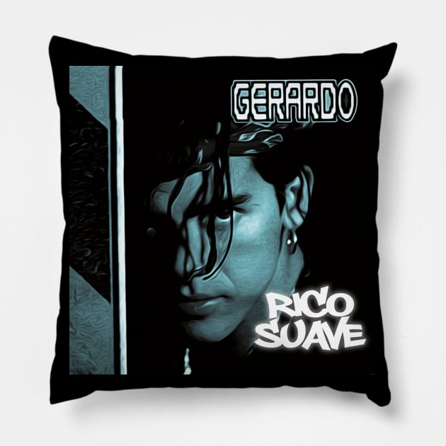 Rico Suave (Color) Pillow by hitman514