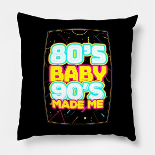 80s Birthday Present Pillow