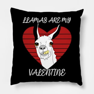 Llamas are my Valentine Pillow