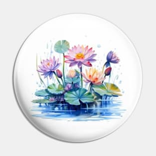 water flowers Pin