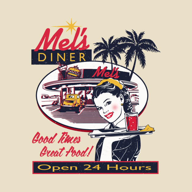 Vintage Mel's Diner by Artizan