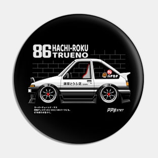 AE86 INITIAL D CHIBI STYLE - PAPAYA STREEETART Pin