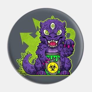 Kittyzilla Pin