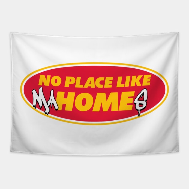 No place like Mahomes - White Tapestry by KFig21