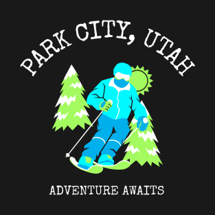 Park City, Utah Skiing T-Shirt